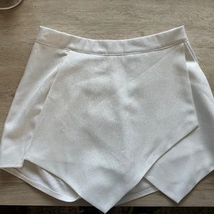 White Skort